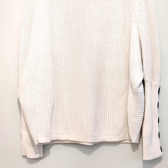 NWOT Mint Velvet Love Slogan Batwing Sweater white size medium - Picture 12 of 15